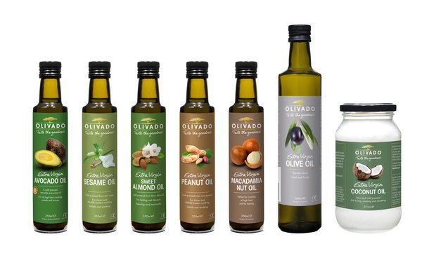 Olivado adds sesame, peanut and almond oils to the range