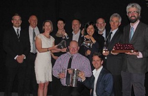 The Villa Maria team at the Romeo Bragato Awards.