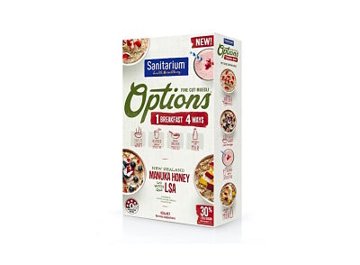 New Sanitarium Options Muesli – it’s one breakfast, four ways!