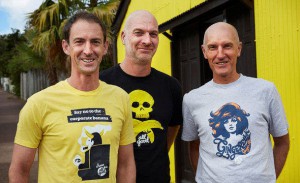 All Good founders Matt Morrison, Simon Coley and Chris Morrison.