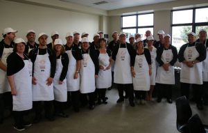 Judging panel at the Devro Great New Zealand Sausage Competition 2015. 