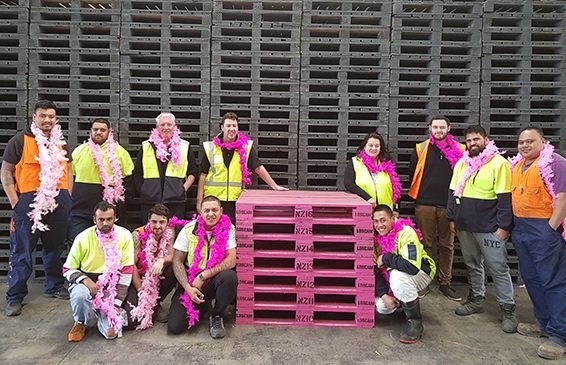 Loscam’s Pink Pallet Campaign