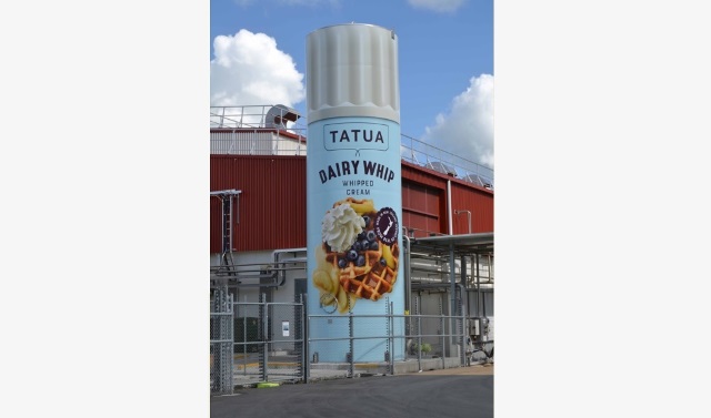 Makeover for giant Dairy Whip can