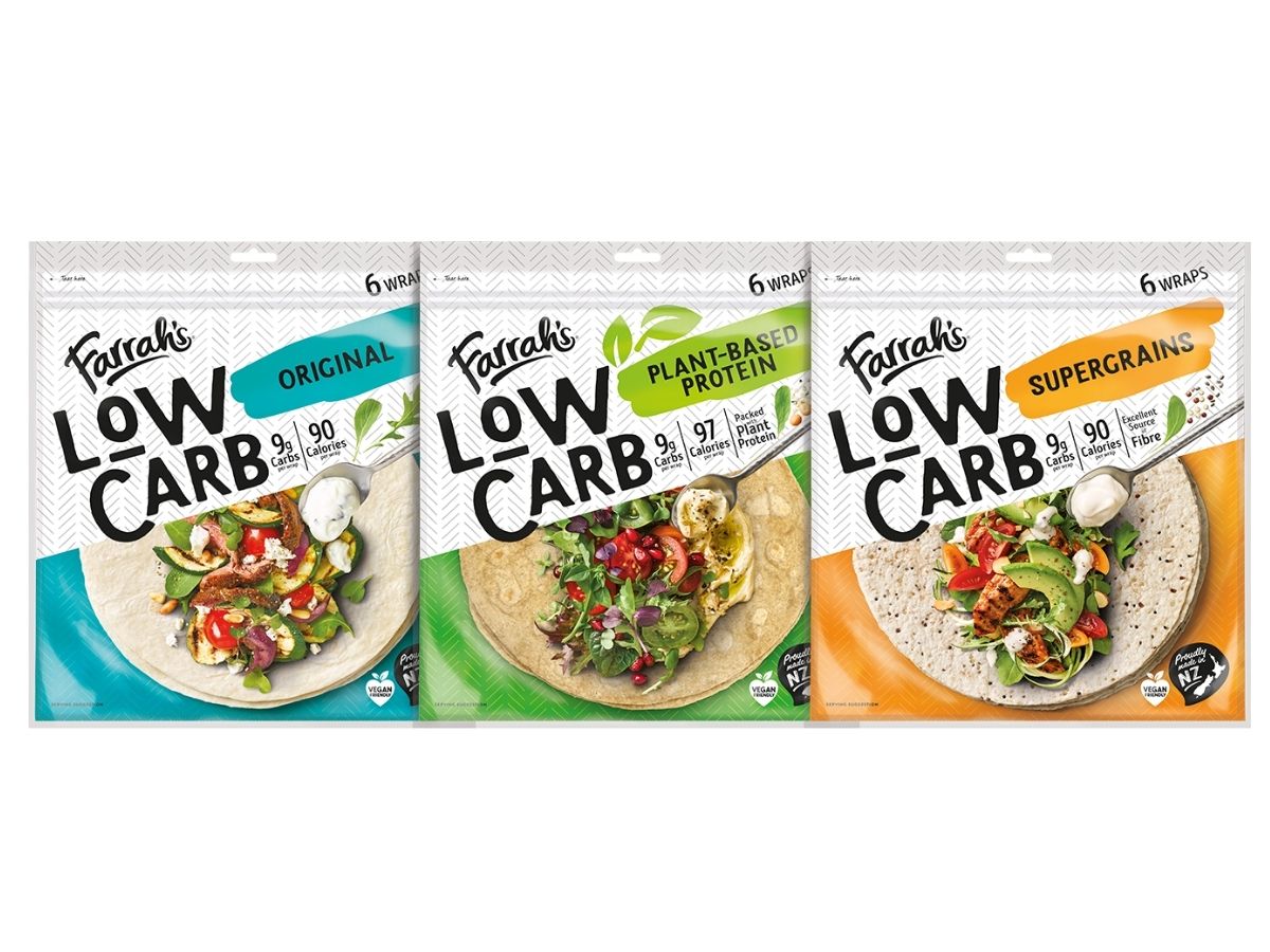 Introducing Farrah’s NEW Low Carb Wraps