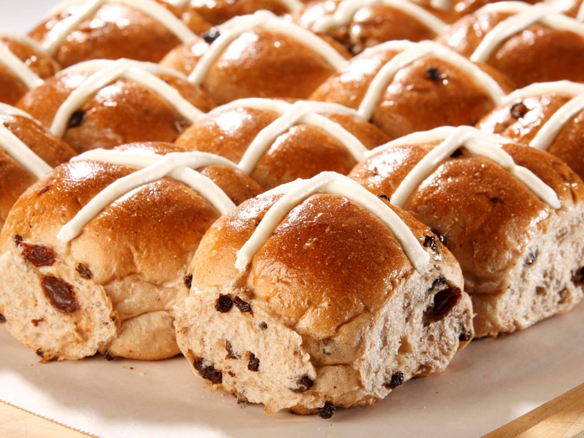 The traditional Hot Cross Bun is still the season favourite