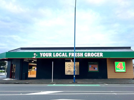 A new-look Four Square has opened on Devon Street East in Fitzroy.